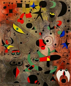 Joan Miro (after) Plate XIV from 1959 Constellations