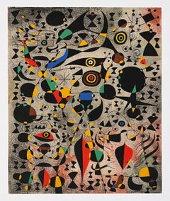 Joan Miro (after) Plate XVI from 1959 Constellations