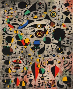 Joan Miro (after) Plate XVI from 1959 Constellations