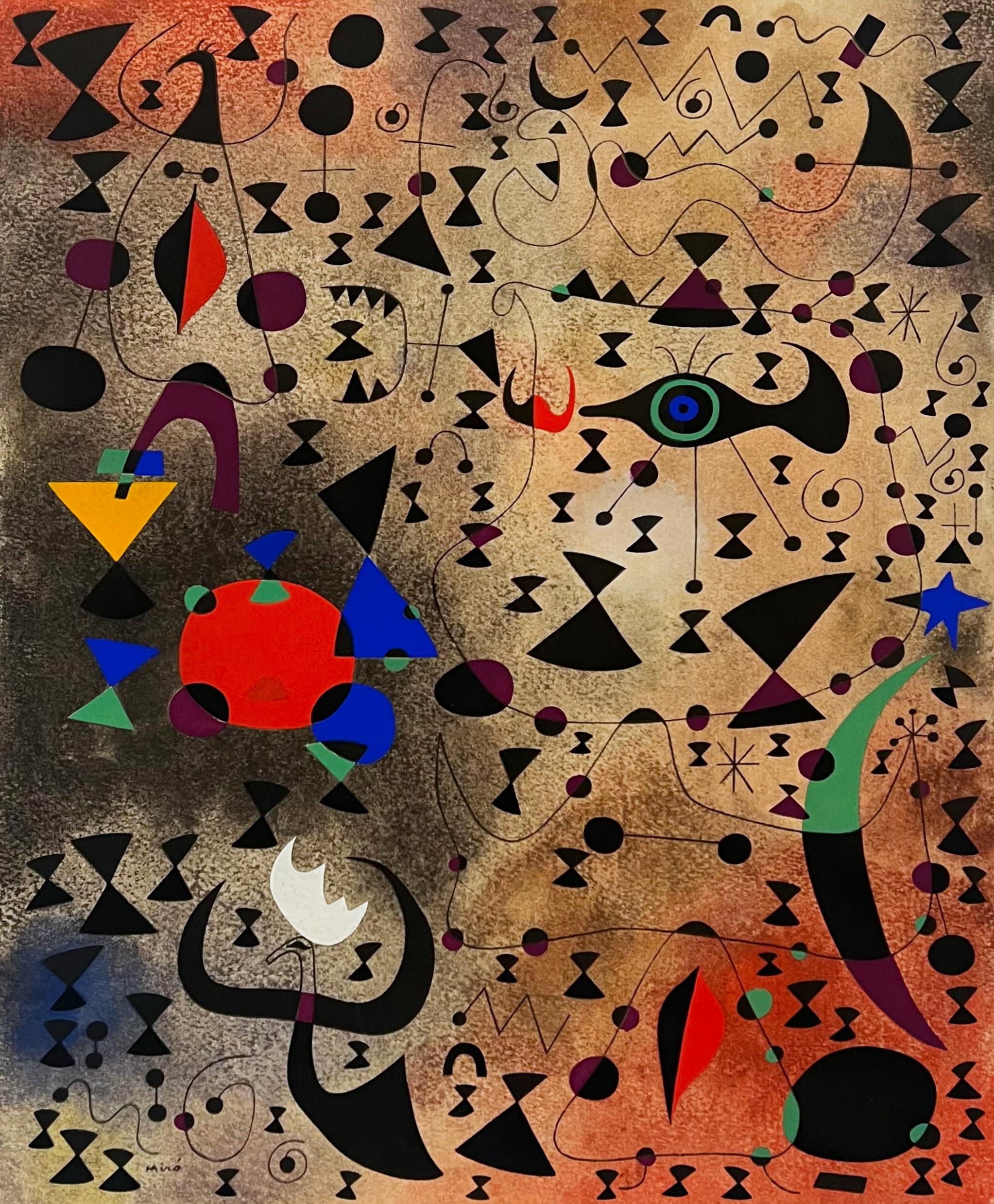 Joan Miro (after) Plate XVII from 1959 Constellations For Sale at 1stDibs