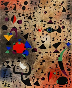 Joan Miro (after) Plate XVII from 1959 Constellations