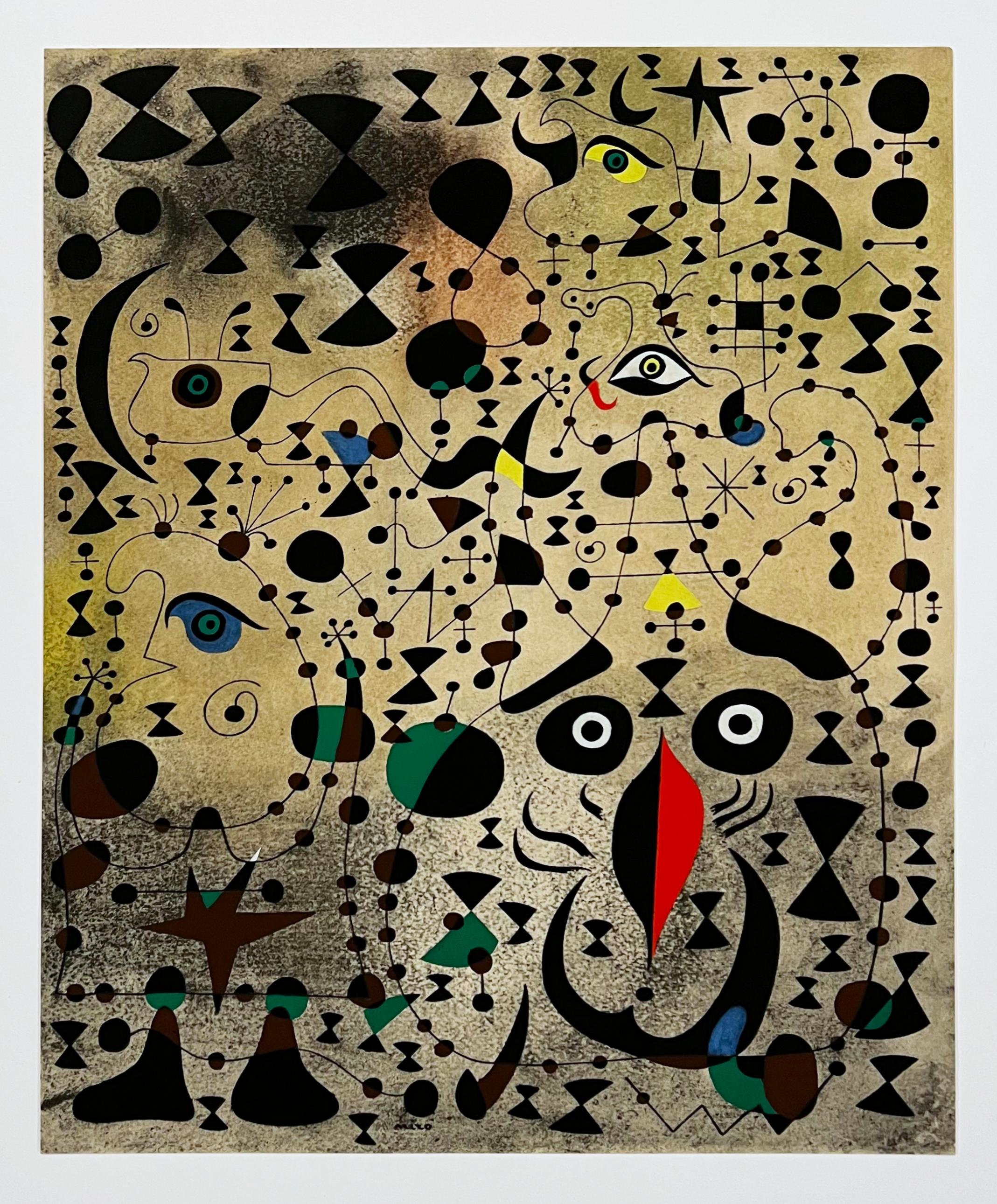 Joan Miro (after) Plate XX from 1959 Constellations - Print by (after) Joan Miró