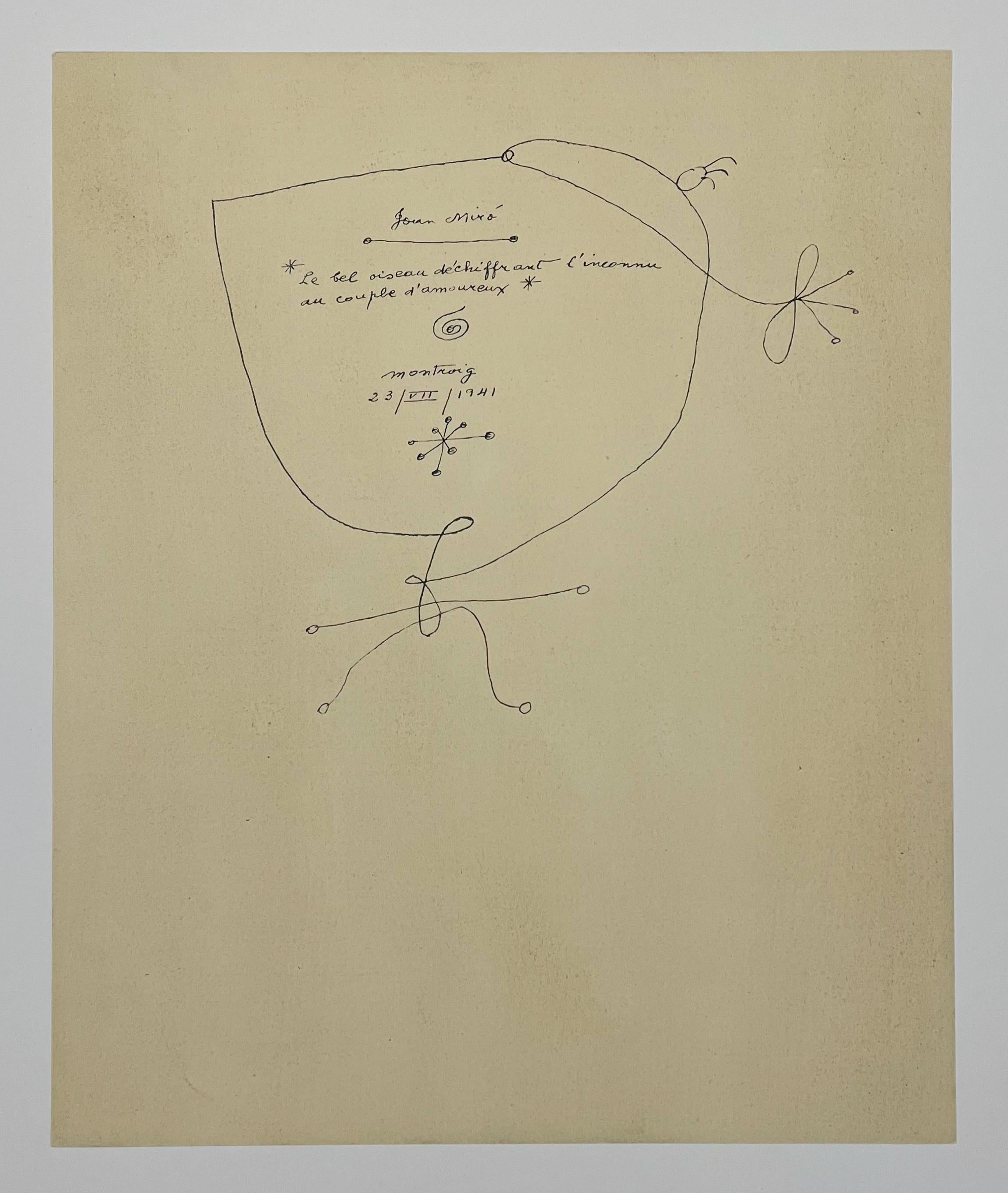 Joan Miro (after) Plate XX from 1959 Constellations For Sale at 1stDibs