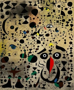 Joan Miro (später) Tafel XX von 1959 Constellations