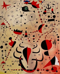 Joan Miro (nach) Teller XXI aus dem Jahr 1959 Constellations