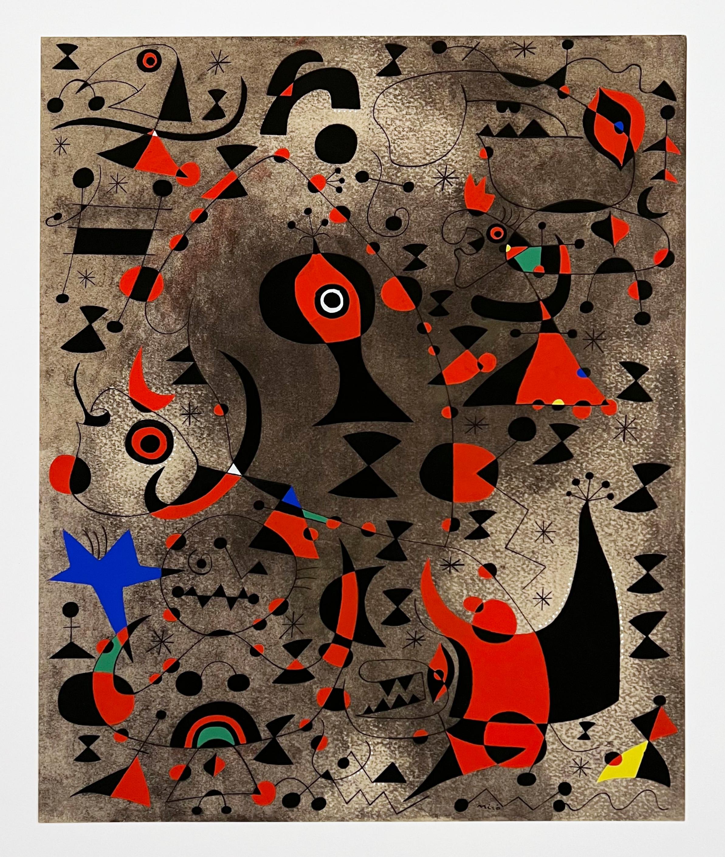 Joan Miro (after) Plate XV from 1959 Constellations - Print by (after) Joan Miró