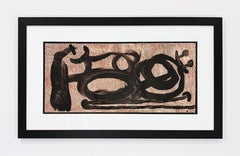 Joan Miro Color Lithograph, Abstract Style, 1967, Étincelles