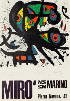 Affiche de l'exposition Joan Miró - 1971