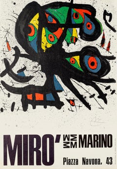 Joan Miró Exhibition Poster - 1971
