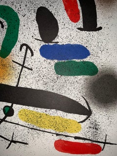 Joan Miró-Litografia-originale non firmata II -Surrealist-Figurative Print-1972