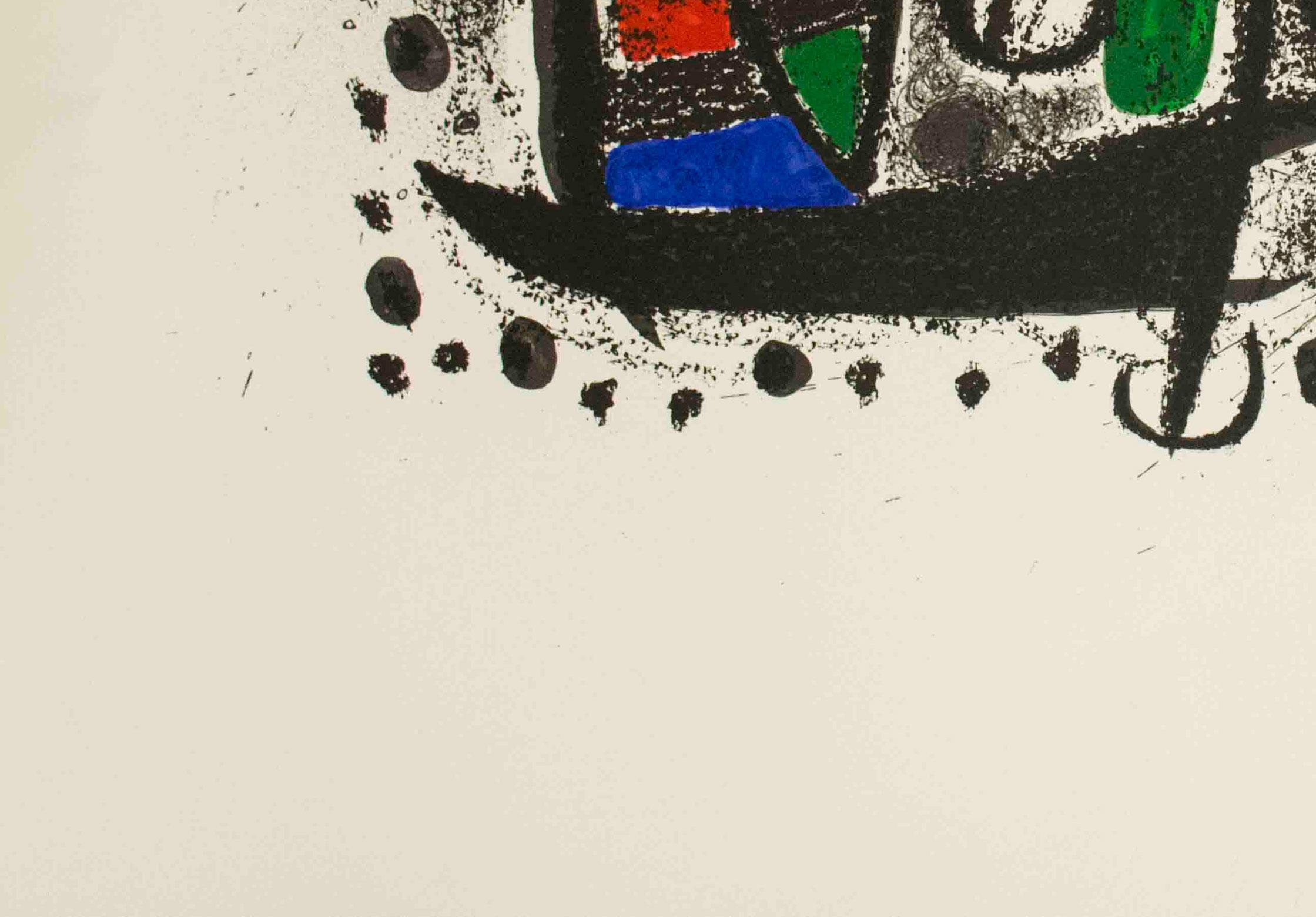 Joan Miro und Katalonien - Beige Abstract Print by (after) Joan Miró