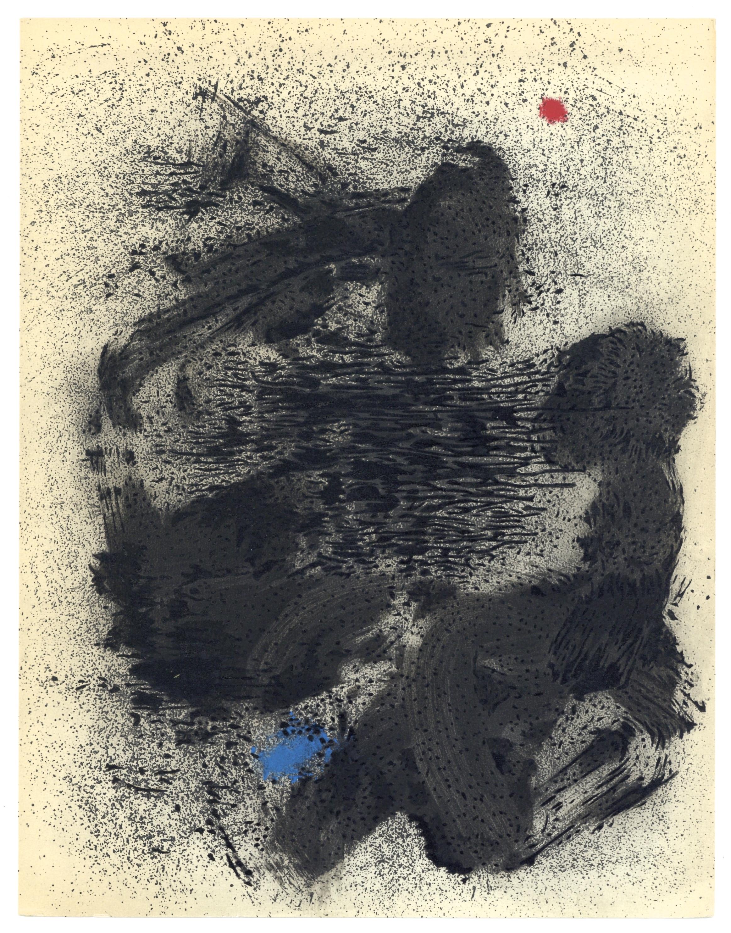 "La baigneuse de Calamayor" pochoir  - Print by (after) Joan Miró