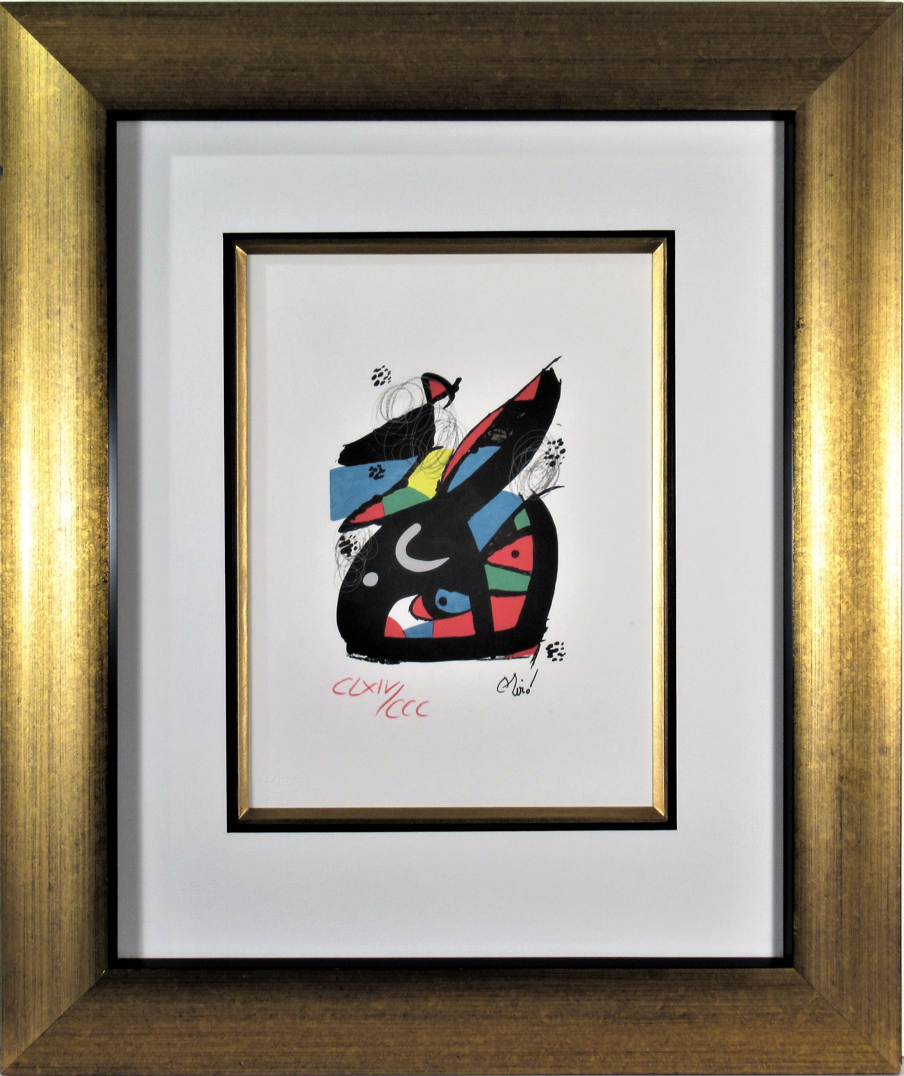 (after) Joan Miró Abstract Print - La Melodie Acide