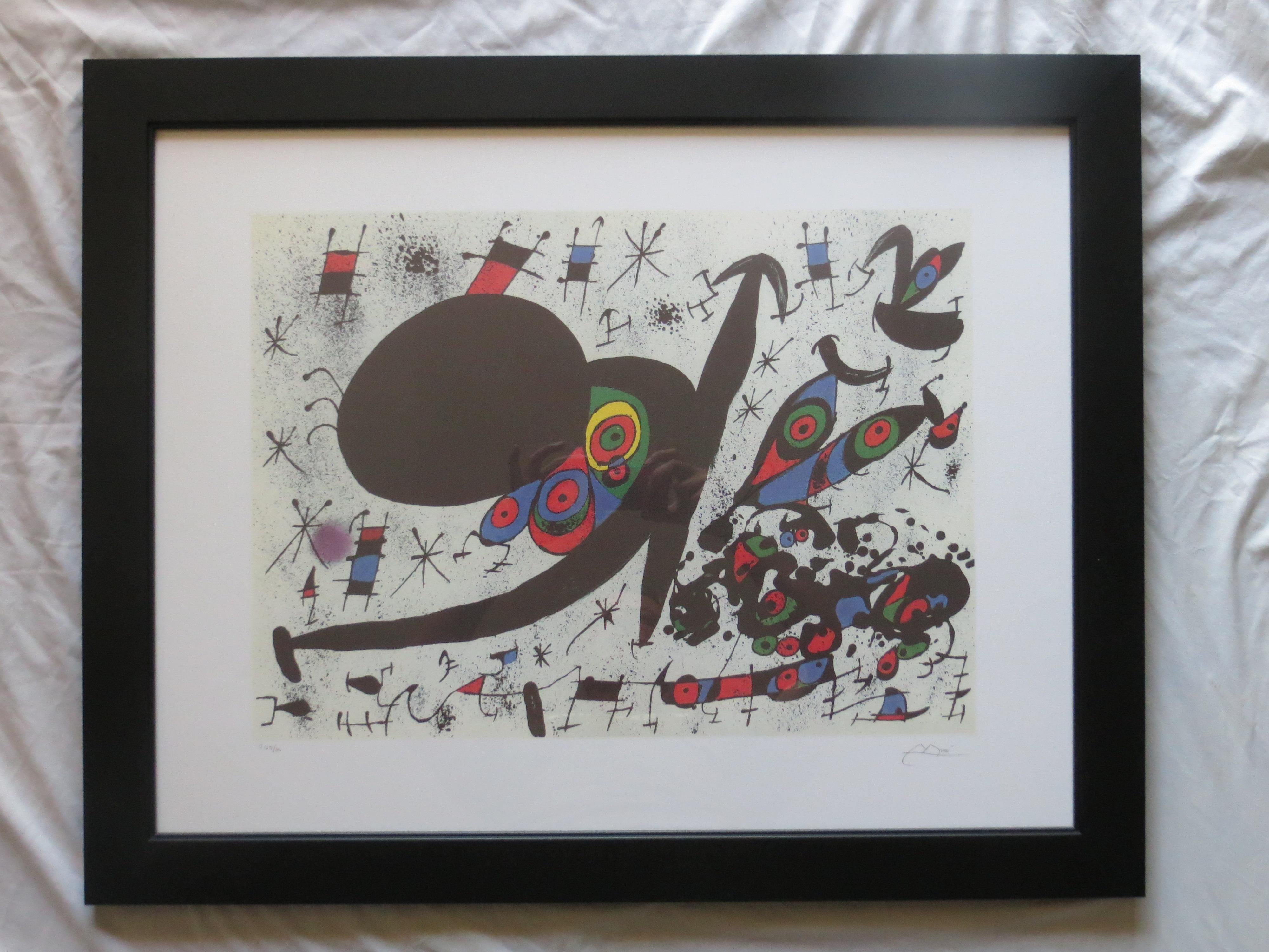 Miro Joan  Tribute to joan Pratt Litho Limited Edition  127/500 - Print by (after) Joan Miró