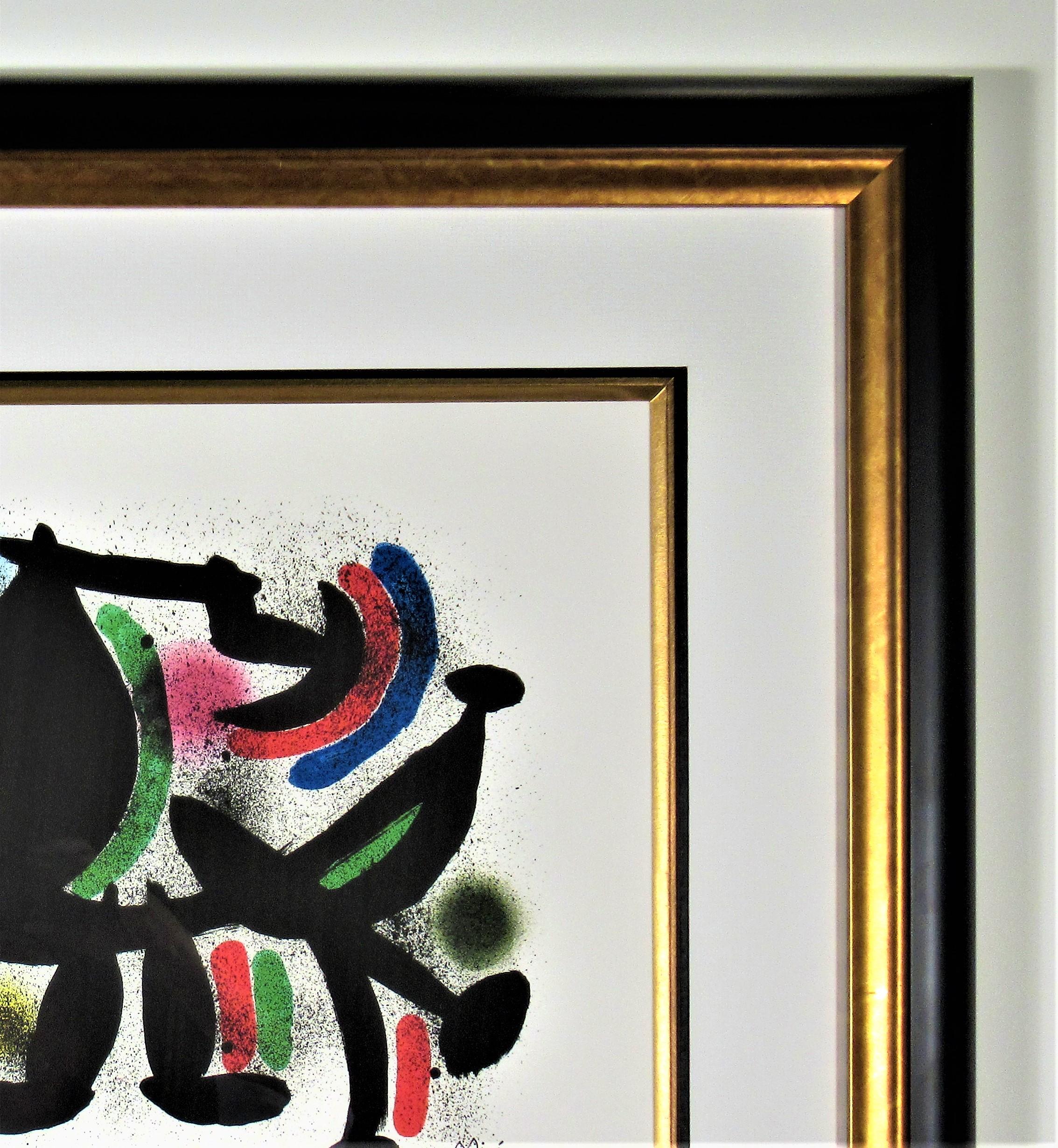 Miro Lithograph II - Abstract Print by (after) Joan Miró
