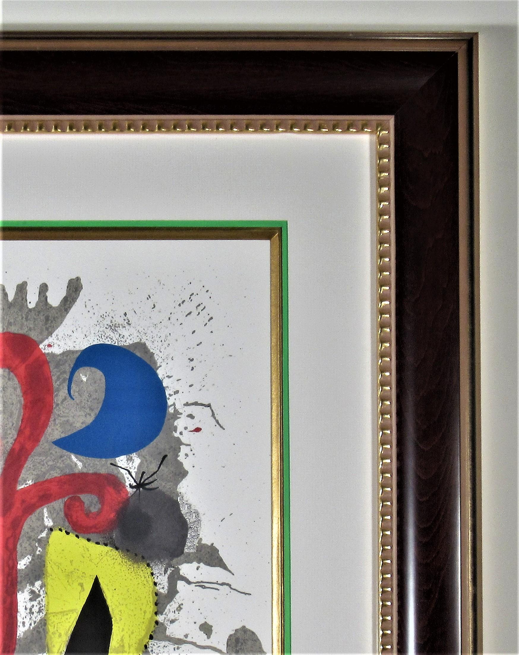 Peintures sur Carton - Abstract Print by (after) Joan Miró