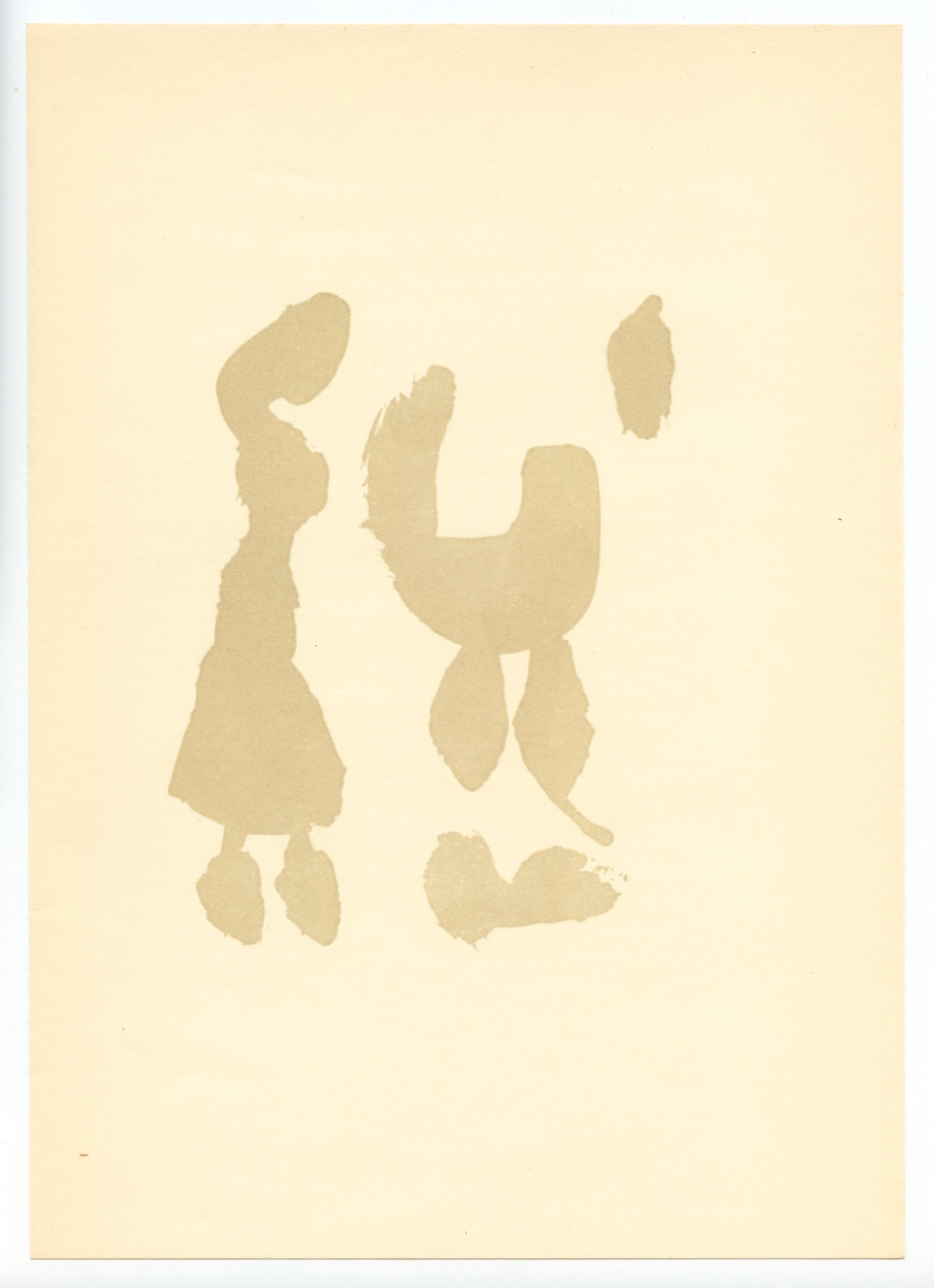 pochoir, 1947 - Print by (after) Joan Miró