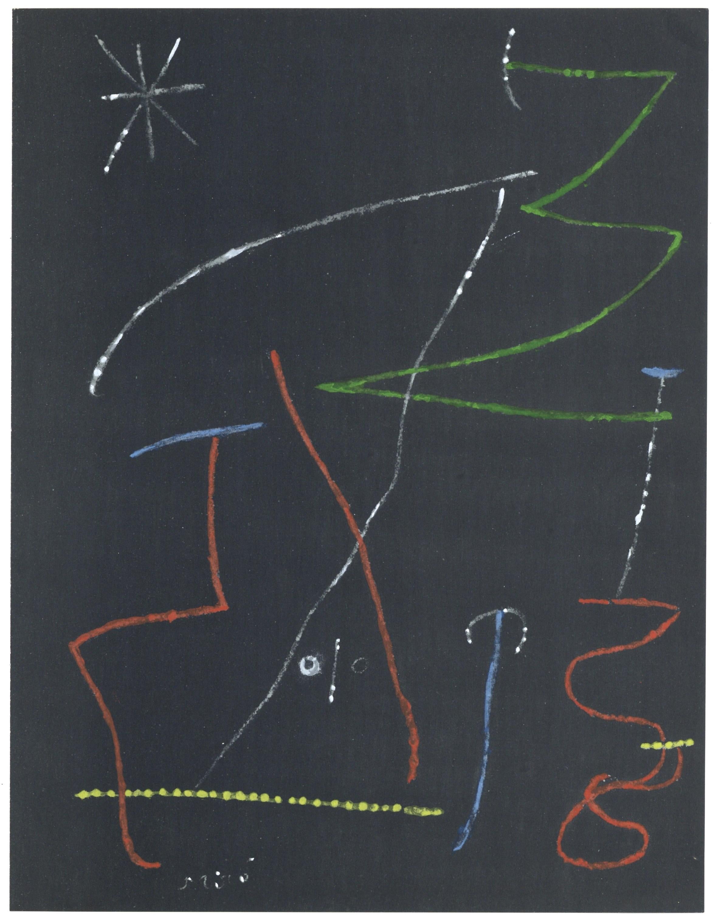 pochoir - Print by (after) Joan Miró
