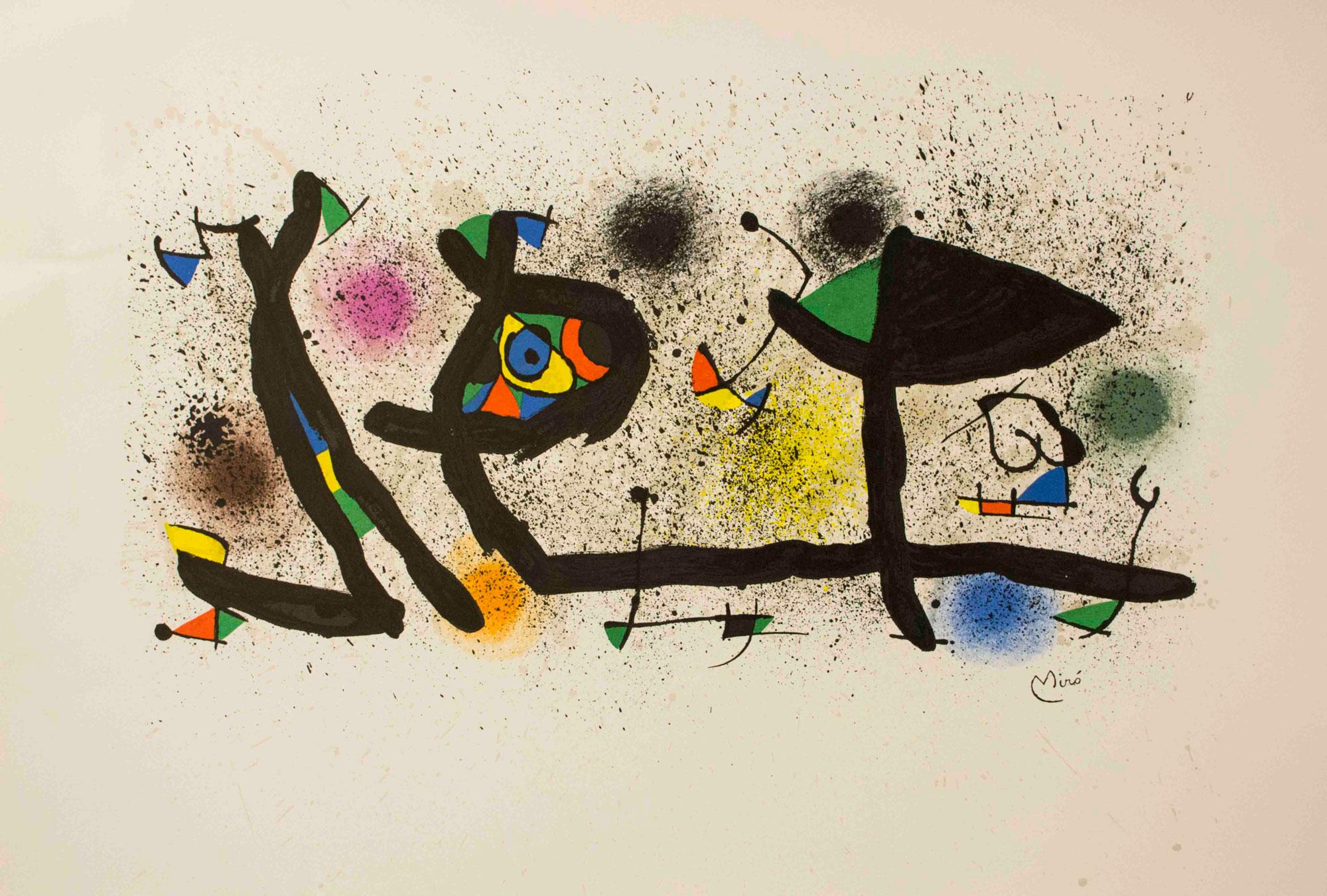 (after) Joan Miró Abstract Print - Sculptures (M. 950)