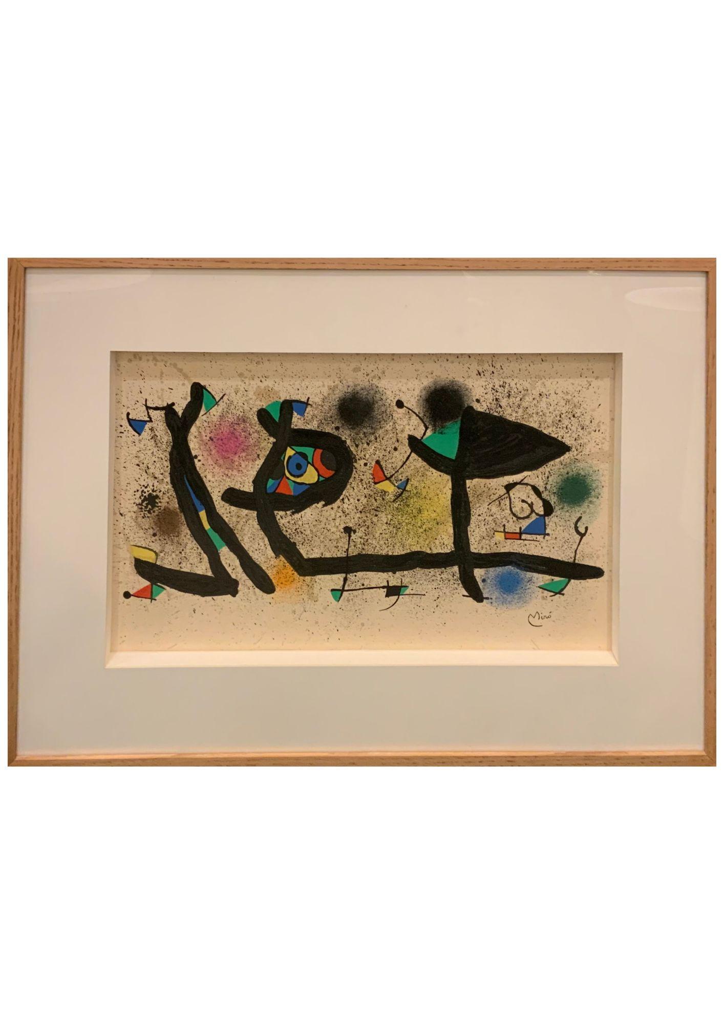 (after) Joan Miró Abstract Print - Sérigraphie