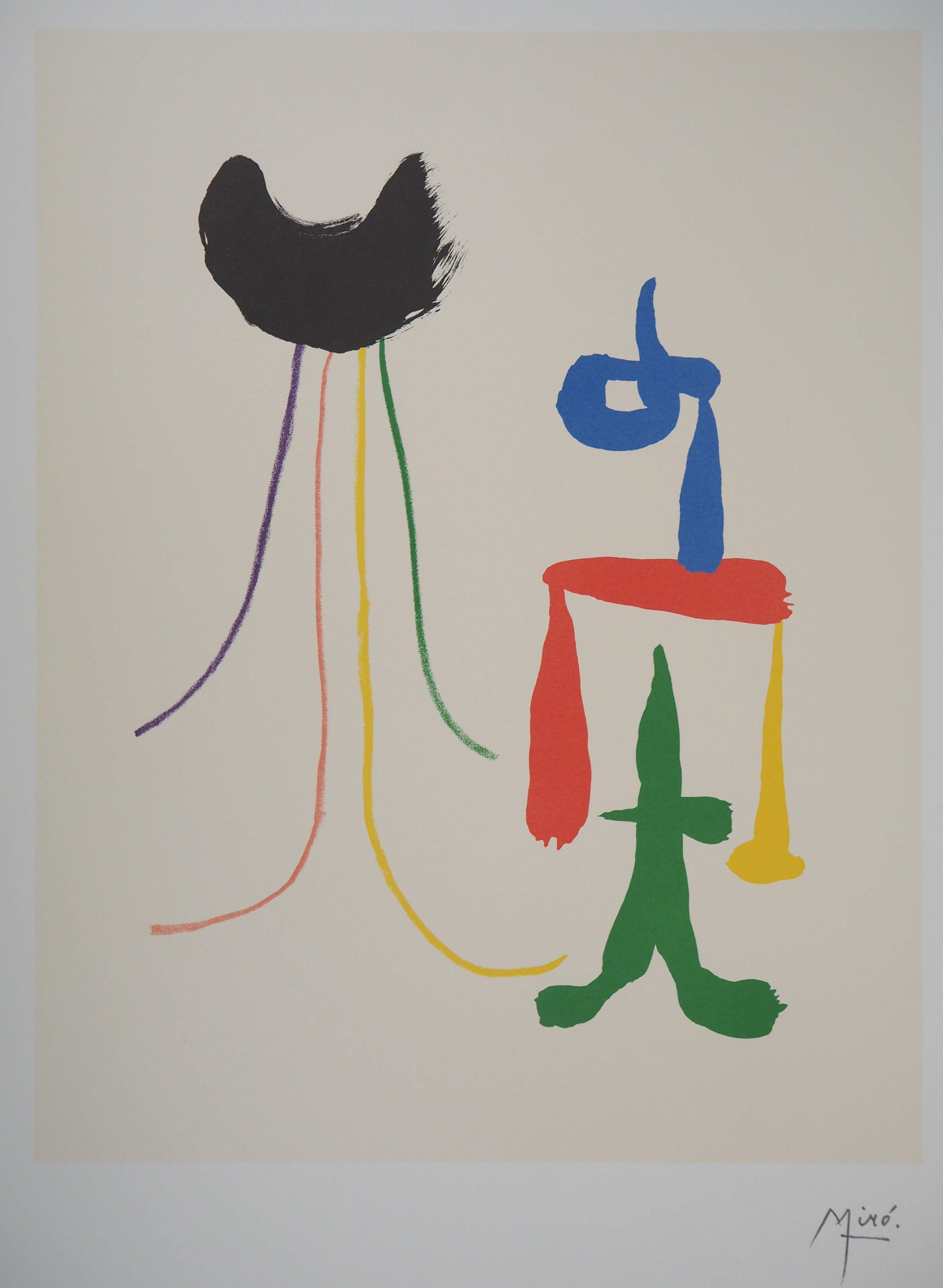 Coppia surrealista - Litografia - Print Astratto di (after) Joan Miró