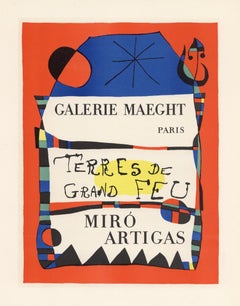 "Terres de Grand Feu" lithograph poster