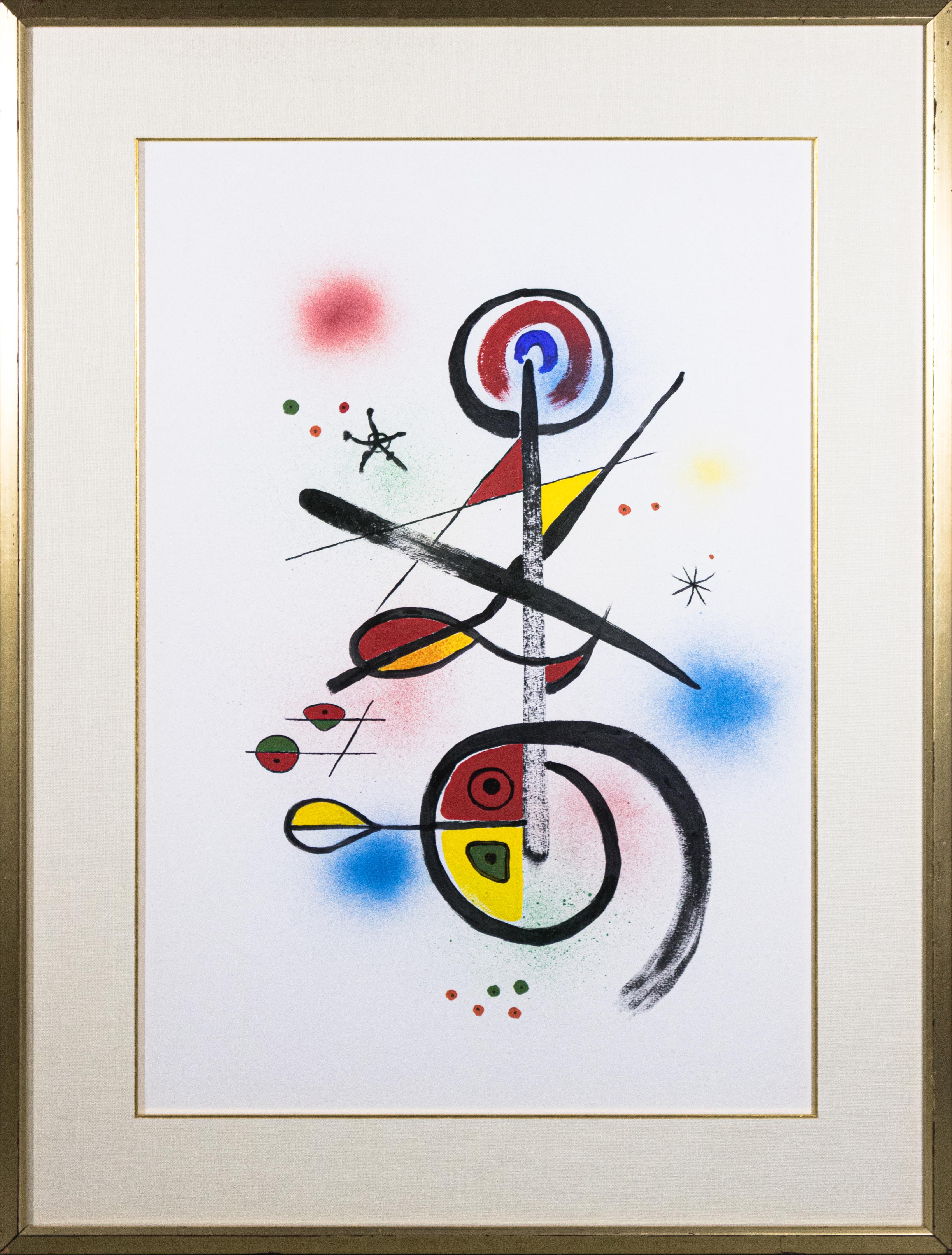 (after) Joan Miró Abstract Print - (Title Unknown) Framed Print 