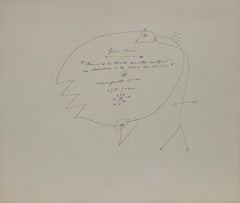 Woman with Blond Armpit Combing her Hair by the Light of the Stars (Constellatio