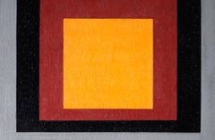 "Homage to Josef Albers" - Suprematist Abstract Geometric Composition