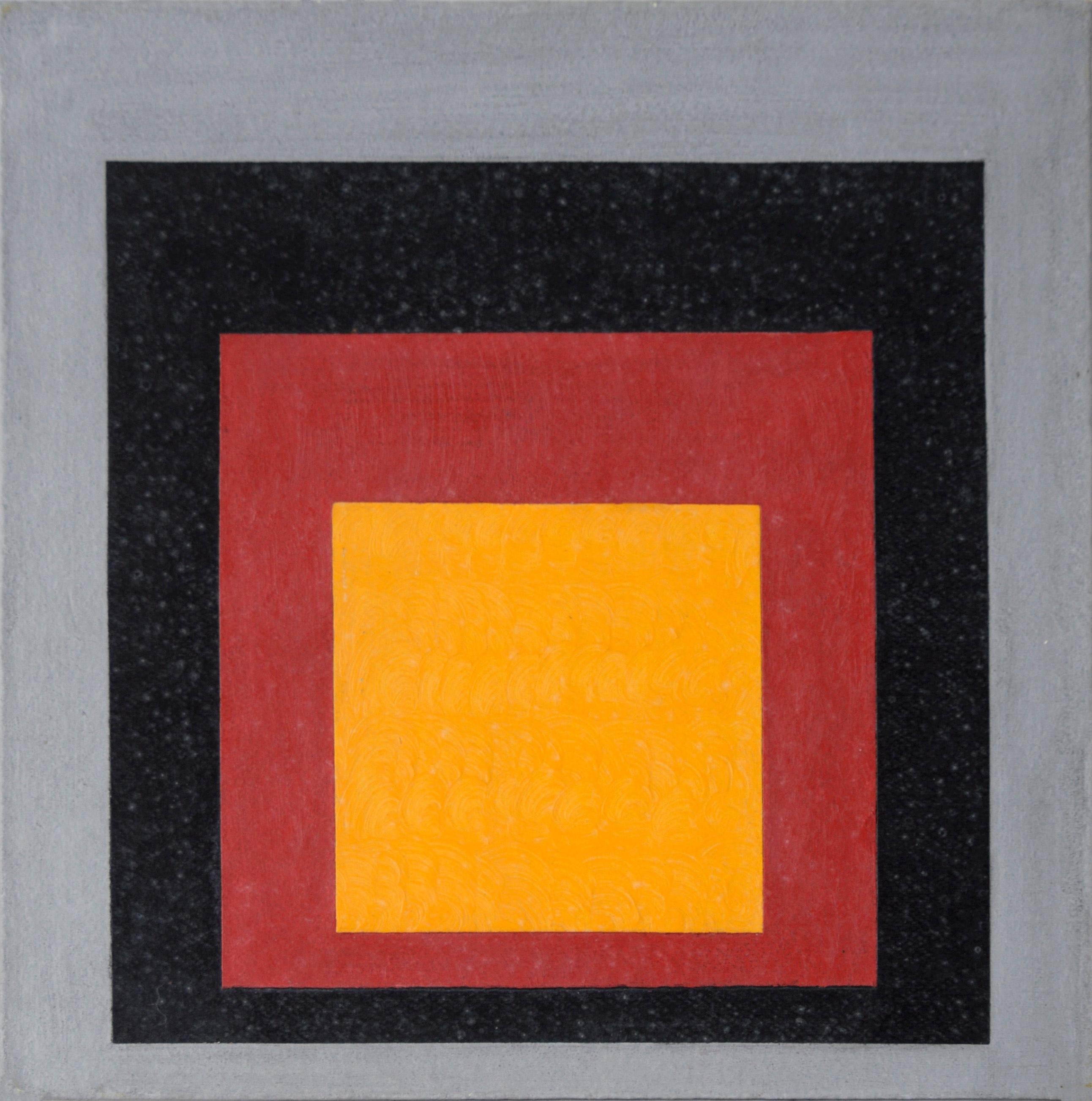 "Homenaje a Josef Albers" - Composición geométrica abstracta suprematista