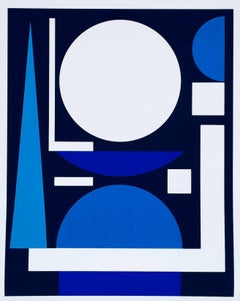 1970s Josef Albers Auguste Herbin exhibition poster (Albers prints) 