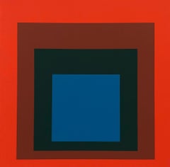 Albers Homage to the Square screen-print 1977 (Josef Albers prints) 
