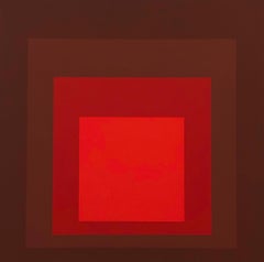 Albers Homage to the Square screen-print 1977 (Josef Albers prints) 