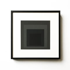 Announcement-Karte für Albers' 84. Geburtstag Editions:: abstrakte Kunst