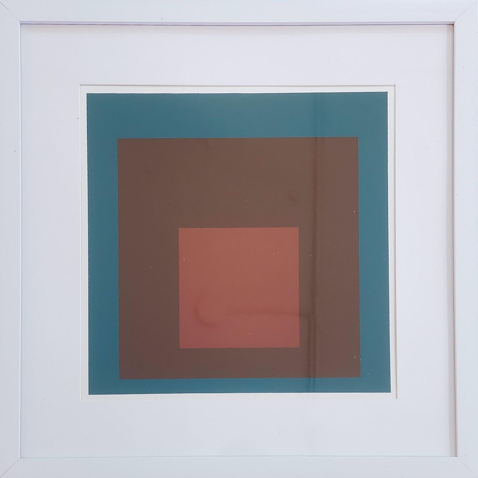 Homage to the Square: At Night (Bauhaus, Minimalism, 50% OFF LIST PRICE) - Print by (after) Josef Albers