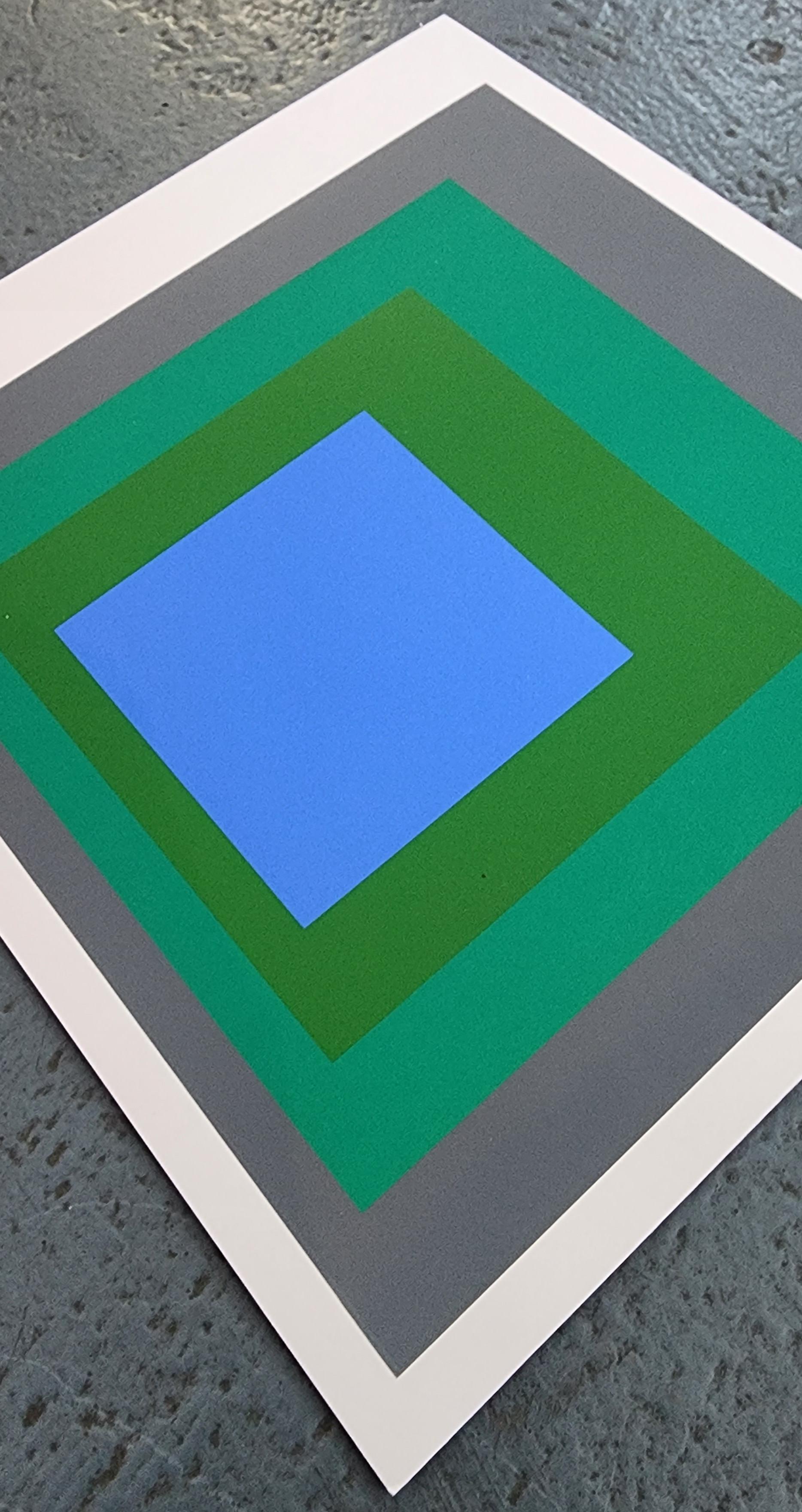 Josef Albers
Homage to the Square: Blue Look (from 