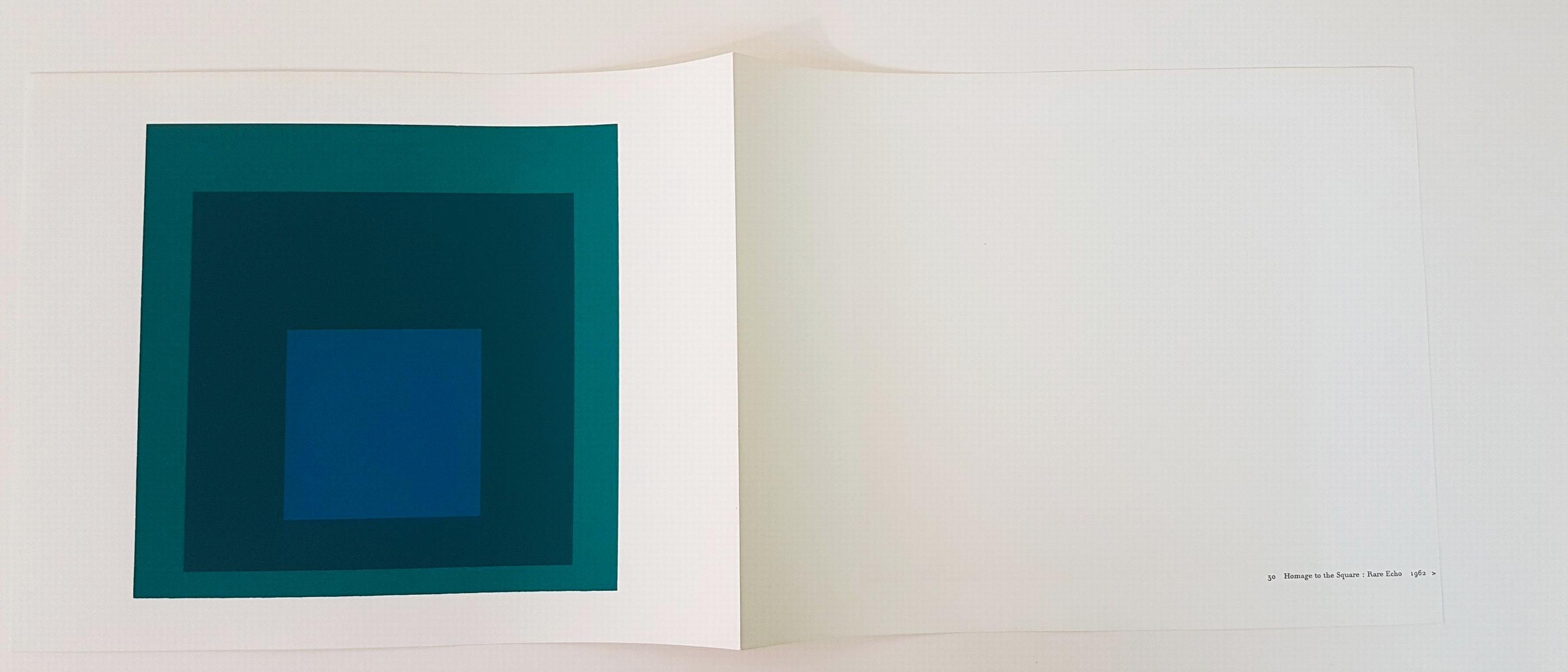 Homage to the Square: Blue Reminding - Bauhaus Print by (after) Josef Albers