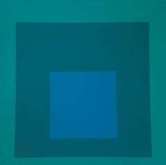 Homage to the Square: Blue Reminding