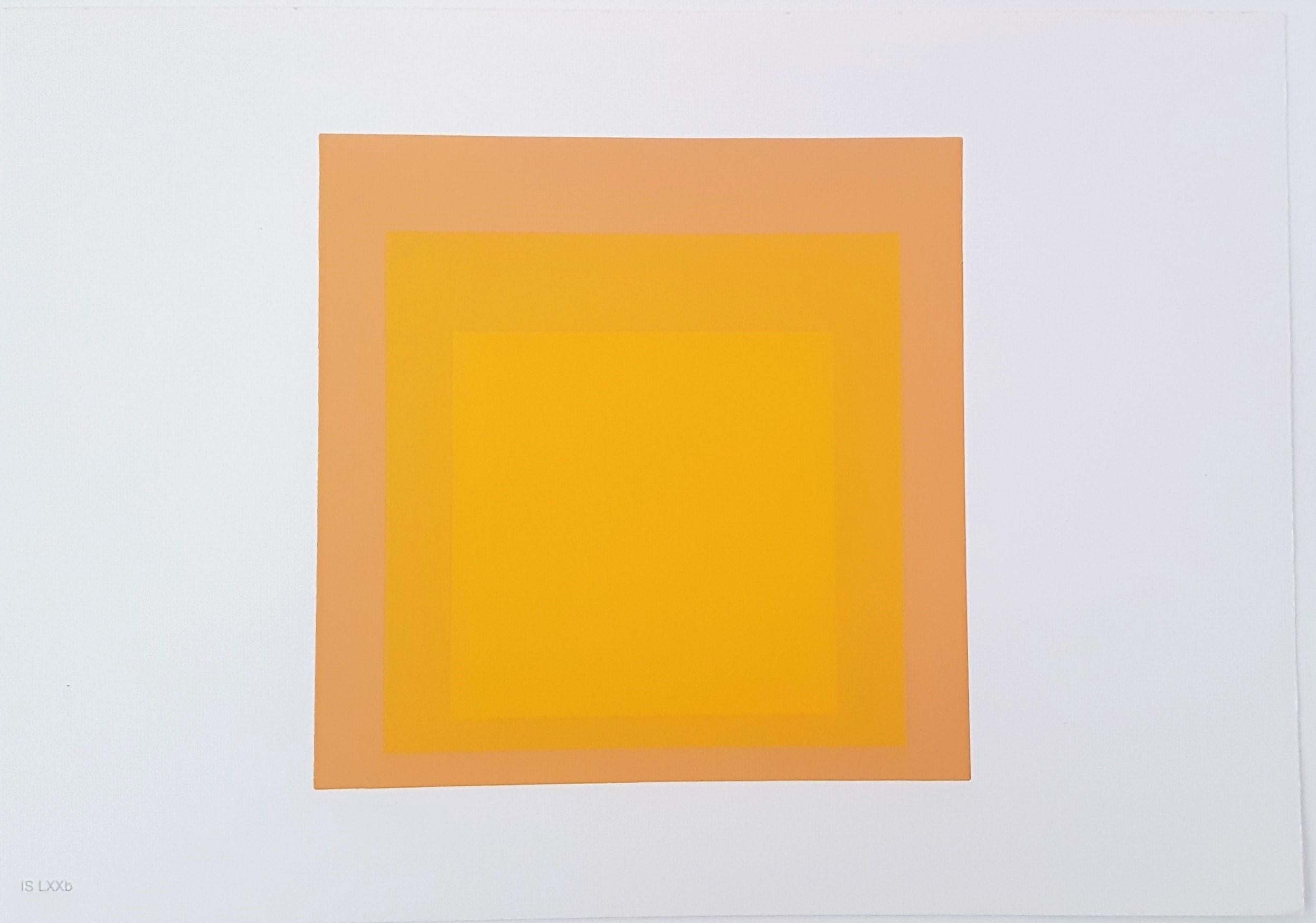 (after) Josef Albers Abstract Print – Homage to the Square (I-S, LXXb)
