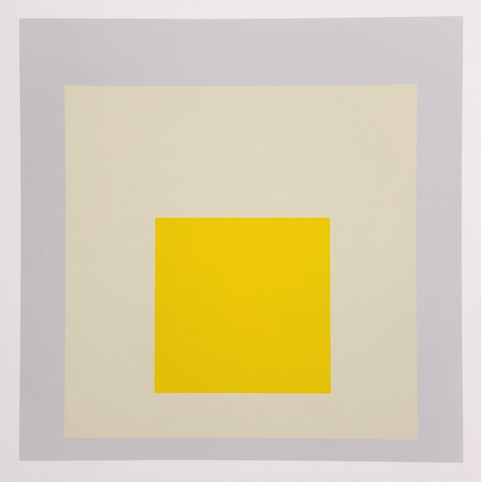 Homage to the Square: Impact (Bauhaus, Minimalism, 50% OFF LIST PRICE) - Print by (after) Josef Albers