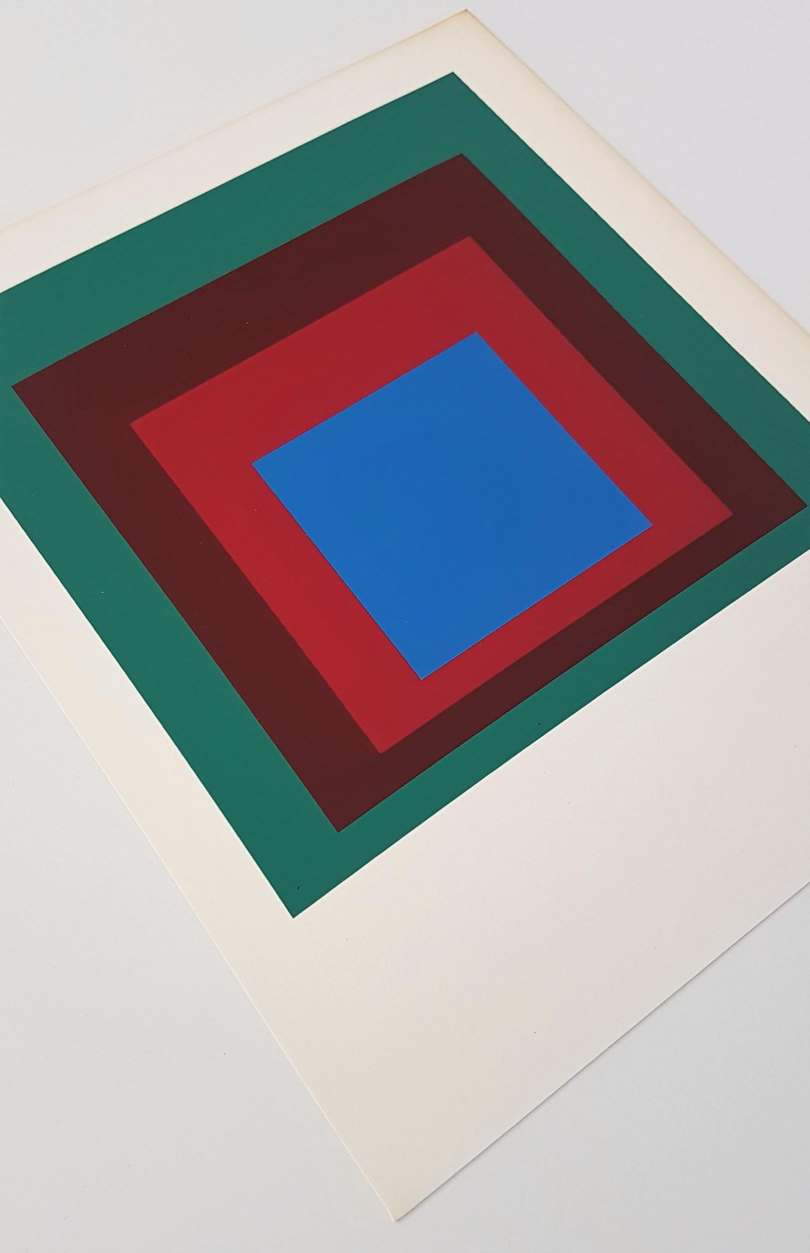 Josef Albers
Homage to the Square: Protected Blue (from 