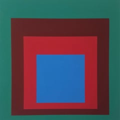 Homage to the Square: Protected Blue (from "Albers")