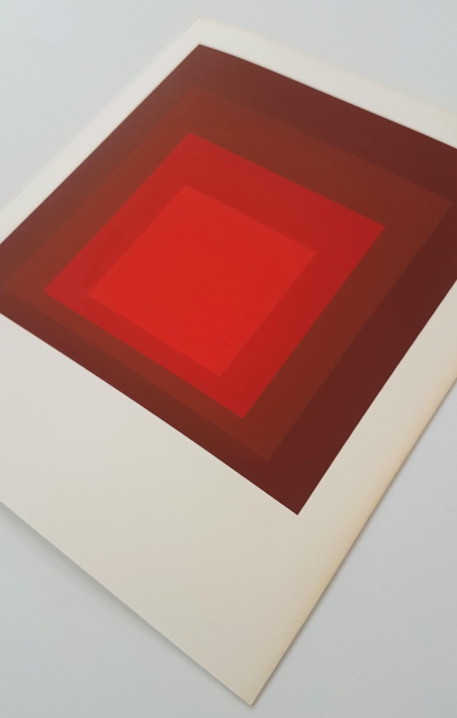 Homage to the Square: R-I D-5 (~28% OFF-LIST-Preis – SCHLUSSVERKAUFSVERKAUF FÖGlich) (Konzeptionell), Print, von (after) Josef Albers