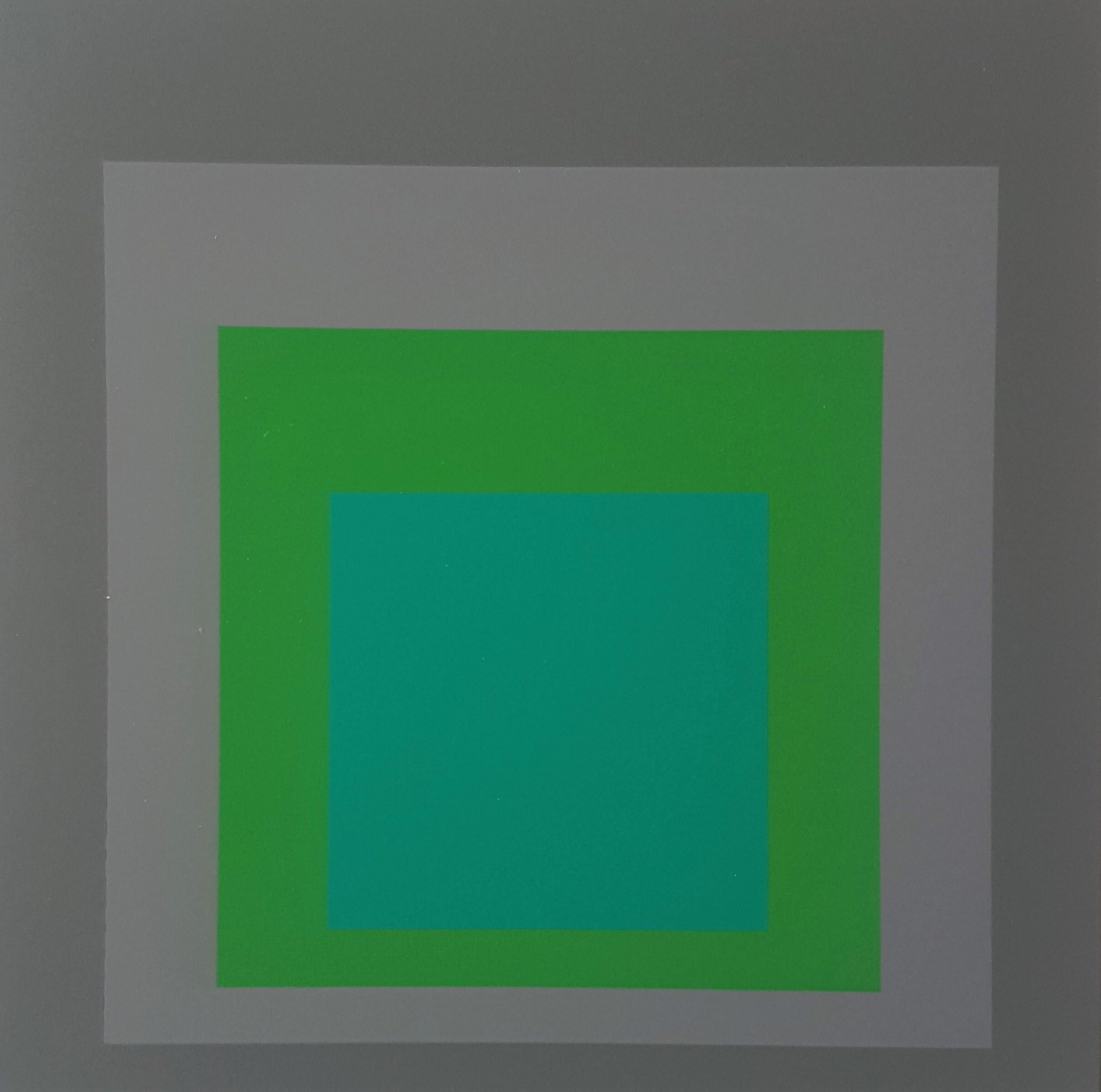 (after) Josef Albers Abstract Print - Homage to the Square: Renewed Hope (from "Albers")