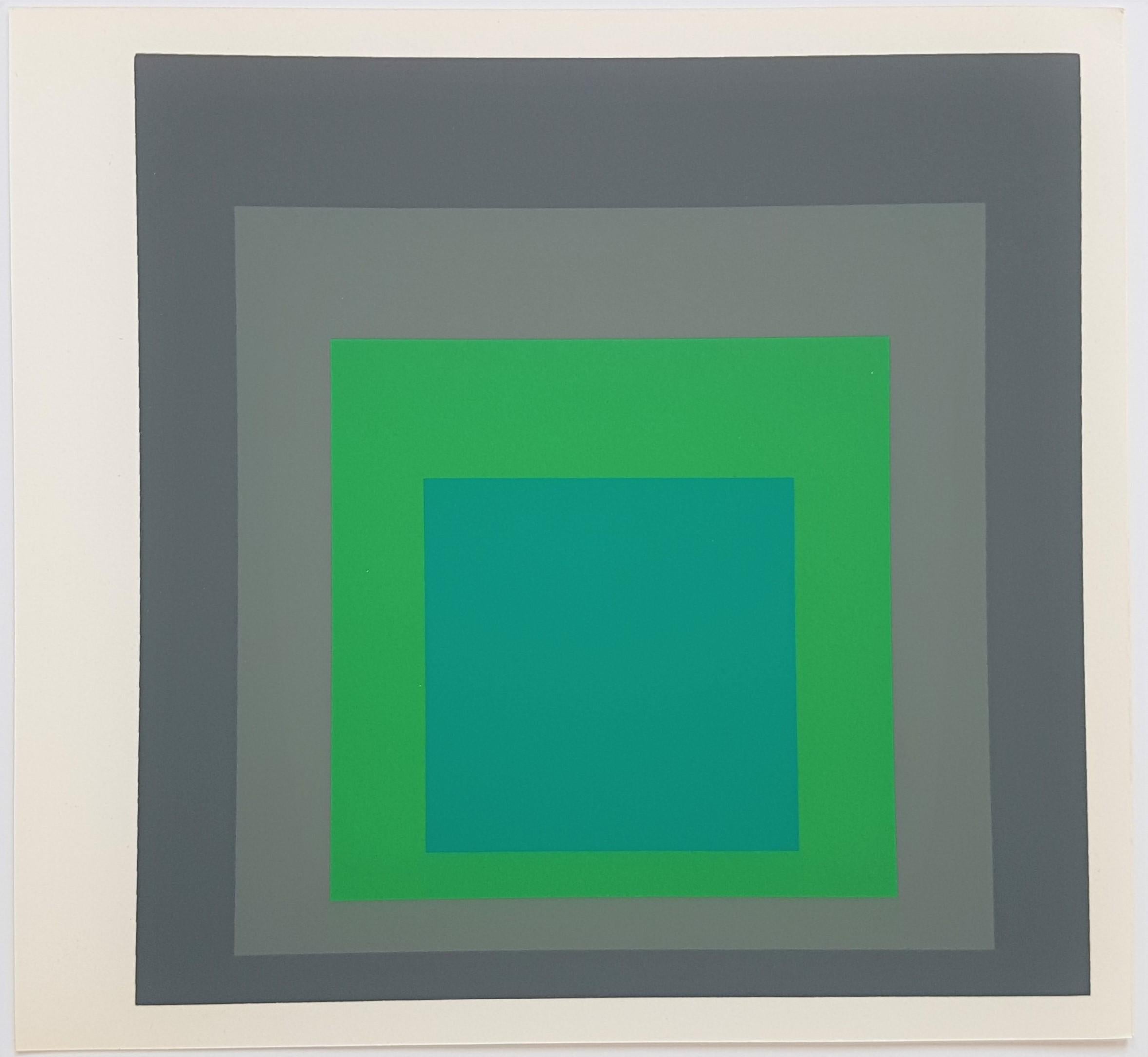 (after) Josef Albers Abstract Print - Homage to the Square: Renewed Hope (~35% OFF LIST PRICE - LIMITED TIME ONLY)