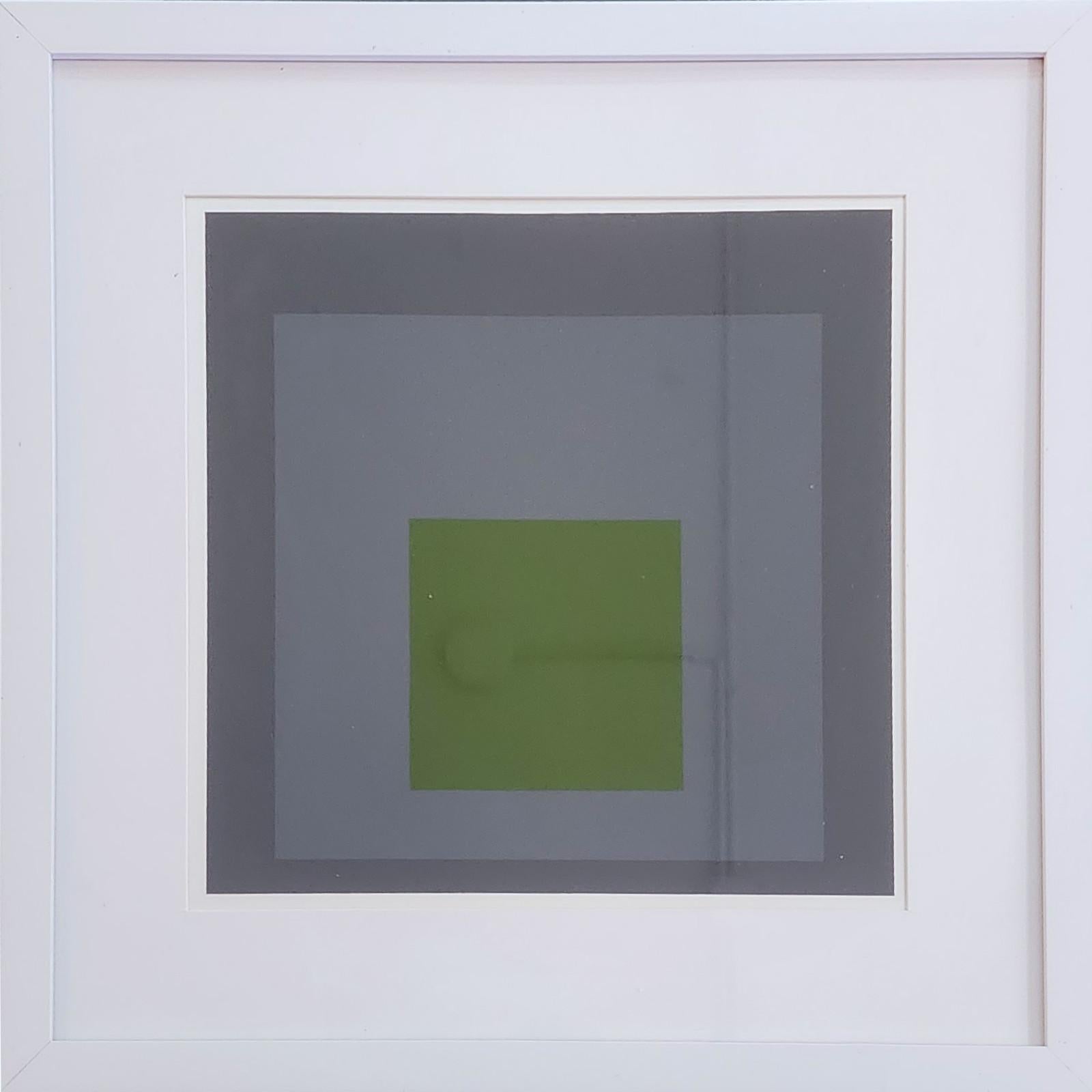 Homage to the Square: Thaw (Bauhaus, Minimalism, 50% OFF LIST PRICE) - Abstract Geometric Print by (after) Josef Albers