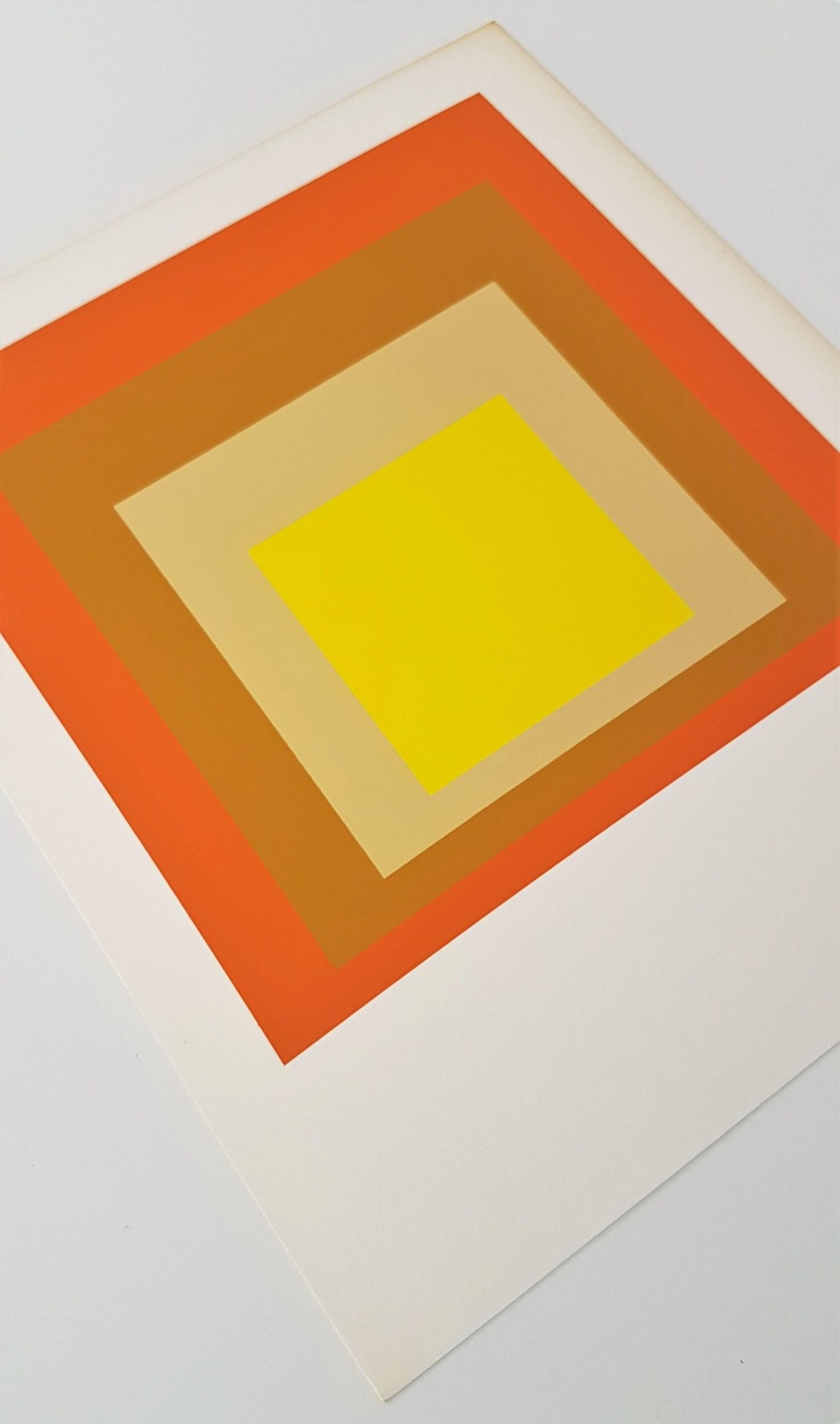 Homage to the Square: Yes Sir! (~28% OFF LIST PRICE - LIMITED TIME ONLY) - Abstract Print by (after) Josef Albers