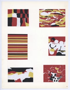 Wechselwirkung der Farben - Serigraphie