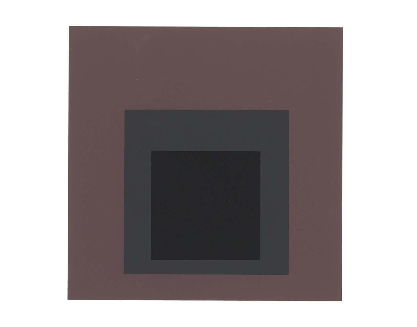 Josef Albers Homage to the Square 1964 (set of 4 printed works)  - Print by (after) Josef Albers