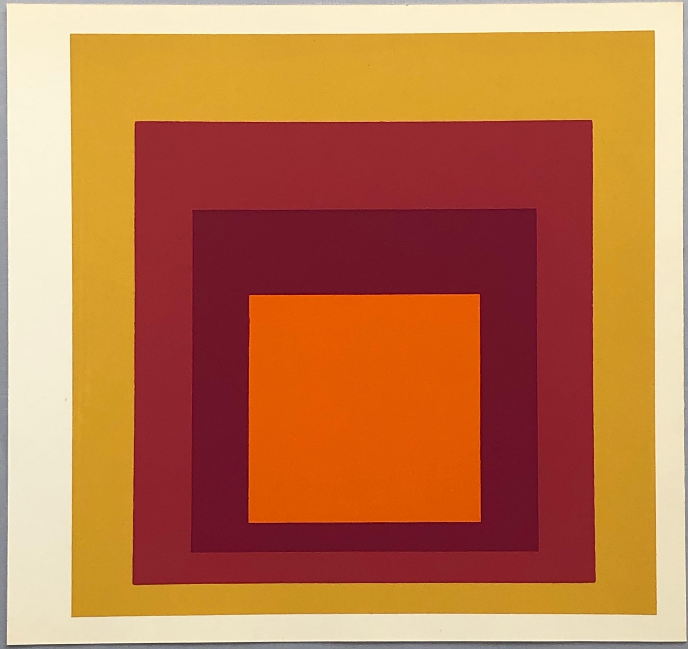 josef albers screenprint